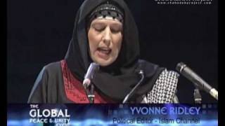 Yvonne Ridley - 'I have walked through the killing fields of Iraq, Palestine \u0026 Afghanistan' Part 1/2