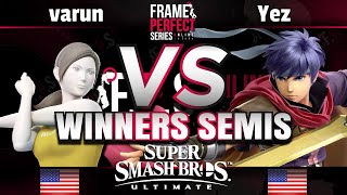 FPS3 Online Winners Semis - DLX | varun (Wii Fit Trainer) vs. USAE PvE | Yez (Ike) - Smash Ultimate