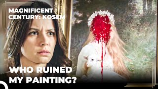 Kosem Realized The Attack On Her Painting | Magnificent Century Kosem Episode 8