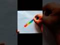 how to make a beautiful and colourful feathers art by Ankit Panchal #ankitarts #ytshorts #ytviral