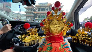 2022-12-4帶土地公回車城福安宮拜拜囉！Fu an temple Land God,pingtung che cheng