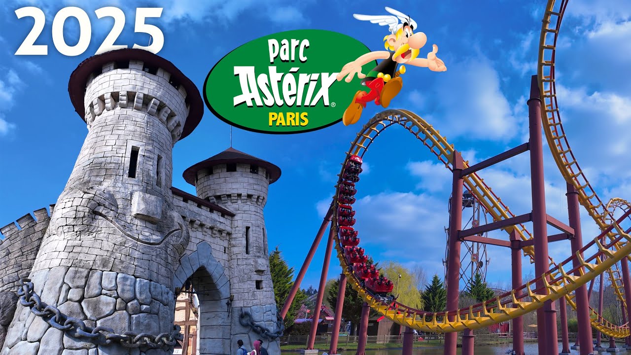 4k Parc Astérix 2025 Park Tour Parade Youtube