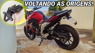 COLOQUEI A RABETA ORIGINAL NA FAZER 250CC!