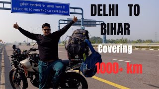 Delhi to Bihar Bike Ride on Himalayan 450 | Crossing UP via Yamuna, Lucknow & Purvanchal Expressway