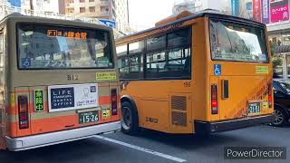 江ノ電バス 155(湘南200か2151) 日デPK-JP360NAN(2005年式)  藤沢駅南口にて撮影