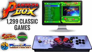 Pandora 5s 1299 Games Arcade Console