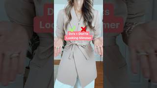 How to look slimmer | How to look slimmer in clothes | How to look slim in dress #stylingtips #slim