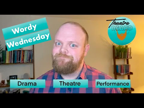What are some words associated with drama and Theatre?