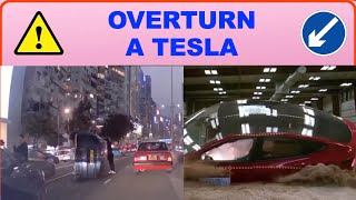 Ludicrous Tesla Overturned TESLACAM Tesla車CAM特警 Teslun特質