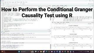 Time Series using R How to Perform the Conditional Granger Causality Test#grangercauality#timeseries