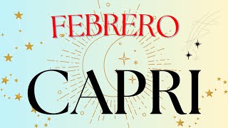 CAPRICORNIO♑ WOW! Empiezas a VIVIR Tu SUEÑO!💙 Tarot Febrero