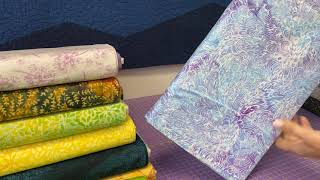 Cary Quilting Company, 11/1/21: Sunny Day Batiks and Island Batiks