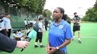 NFL stars visit North London school to give masterclass in American Football