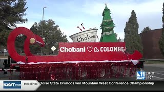 Chobani hosts their annual holiday giveaway at CSI