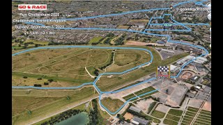 Run Cheltenham 2023: fly over the half-marathon 3D course map!