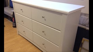 Storkcraft Crescent 6 Drawer Double Dresser Assembly Instructions (Full Step by Step Assembly Guide)