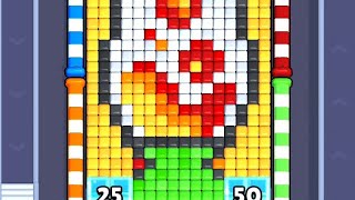 Pixel Flow Level 371. Walkthrough Gameplay