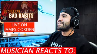 Jacob Restituto Reacts To Ed Sheeran - Bad Habits (Live)