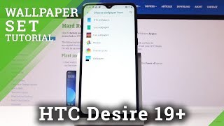 How to Change Wallpaper in HTC Desire 19+ - Refresh Home Screen