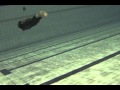 Freediving: 100 meter in 8 strokes, training DNF technique