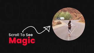 CSS3 Clip-path Transform Effects on Scroll with Video Background | Html CSS Vanilla Javascript
