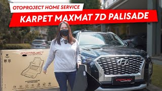 #otoproject_tauberes: PASANG KARPET MOBIL MAXMAT 7D HYUNDAI PALISADE!! Jadi makin Mewah!