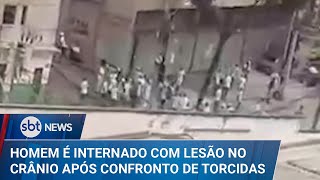 Torcedores do Cruzeiro são atacados por torcida do Atlético-MG | #SBTNews (10/02/25)