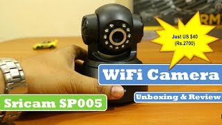 Sricam IP Wifi Camera | SP005 | Unboxing and Review (Black)