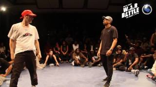 W.A.R BATTLE 2016 | 1/8 Finale Hip Hop | Tonbee ( Badness - RR ) VS Kantyn ( Yudat - SG )