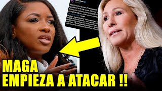 ¡Marjorie Greene pierde el control mientras Jasmine Crockett ADVIERTE del plan de MAGA!