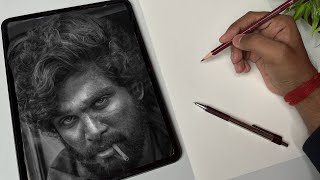 How to draw Allu Arjun , Pushpa Drawing | Outline Tutorial