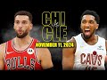 Cleveland Cavaliers vs Chicago Bulls Full Game Highlights - November 11, 2024 | 2024-25 NBA Season