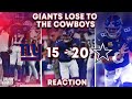 Giants LOSE to Cowboys in Primetime Again Reaction