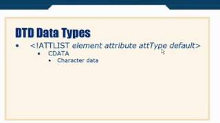 XML Tutorial 29 DTD Schema Data Types