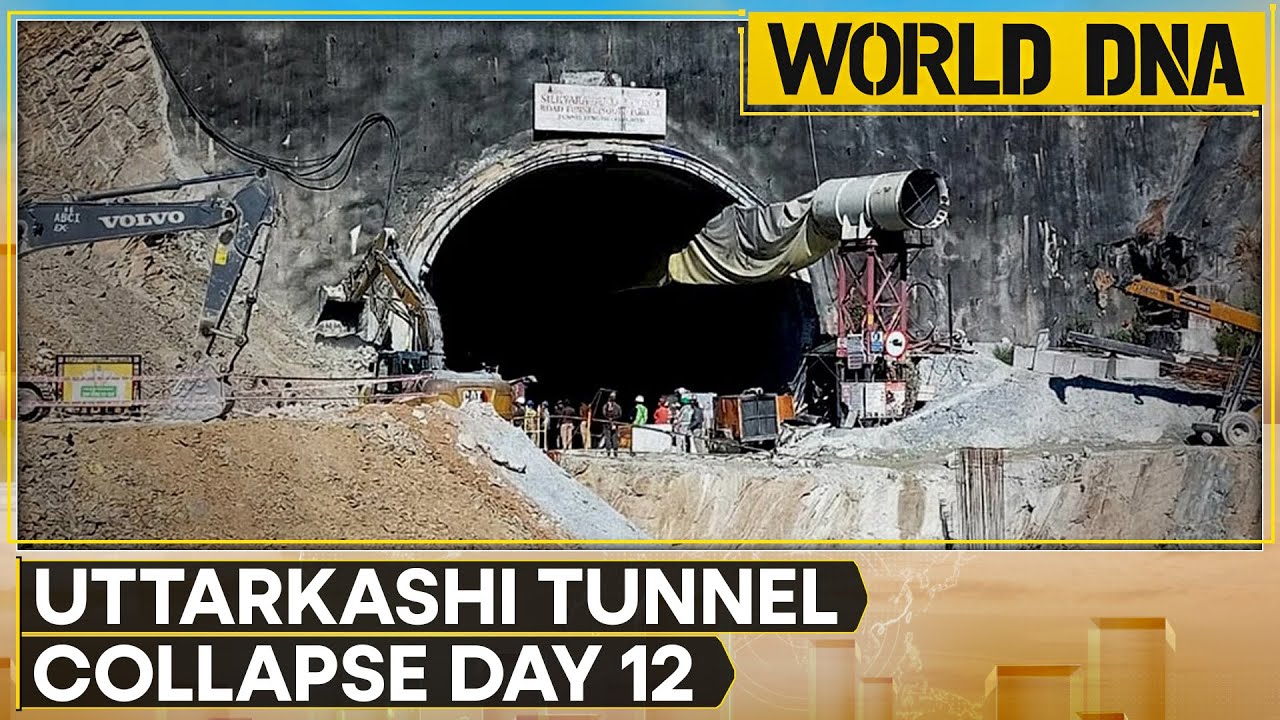 Uttarkashi Tunnel Collapse : Ambulances On Standby At Silkyara Tunnel ...