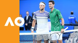 Novak Djokovic and Dominic Thiem enter Rod Laver Arena | Australian Open 2020 Final