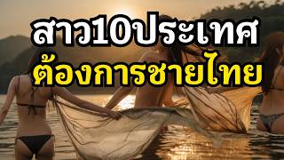 สาว 10ประเทศสนใจชายไทย! 💖ep3สีสันสาวพม่า