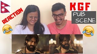 KGF Pub Scene | Nepalese Reaction | Yash 🙏 | Srinidhi Shetty | KGF Kannada Movie 🔥