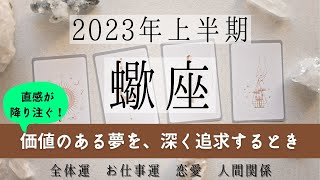 さそり座♏2023年上半期│全体運・仕事・恋愛・人間関係✨テーマ別タロットリーディング