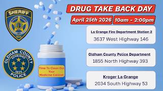 Drug Take Back Day April 25th 2026