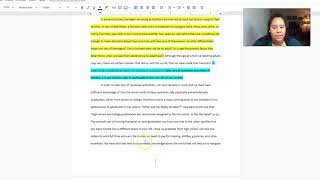 Embedded Assessment Quick Analysis