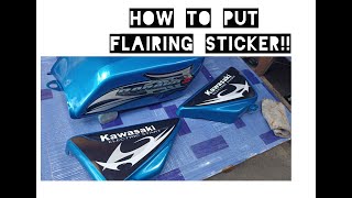 HOW TO PUT A DECAL FLAIRINGS STICKER TO BARAKO 2!