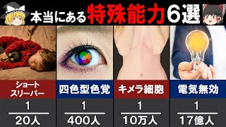 【ゆっくり解説】一部の人だけが持つ特殊能力6選