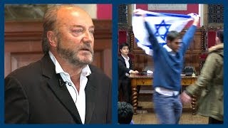George Galloway Accused of Being a Racist by Israeli Student | Oxford Union