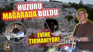 Huzuru Mağarada Buldu! Evine Tırmanıyor: Görenler Şaşıp Kaldı