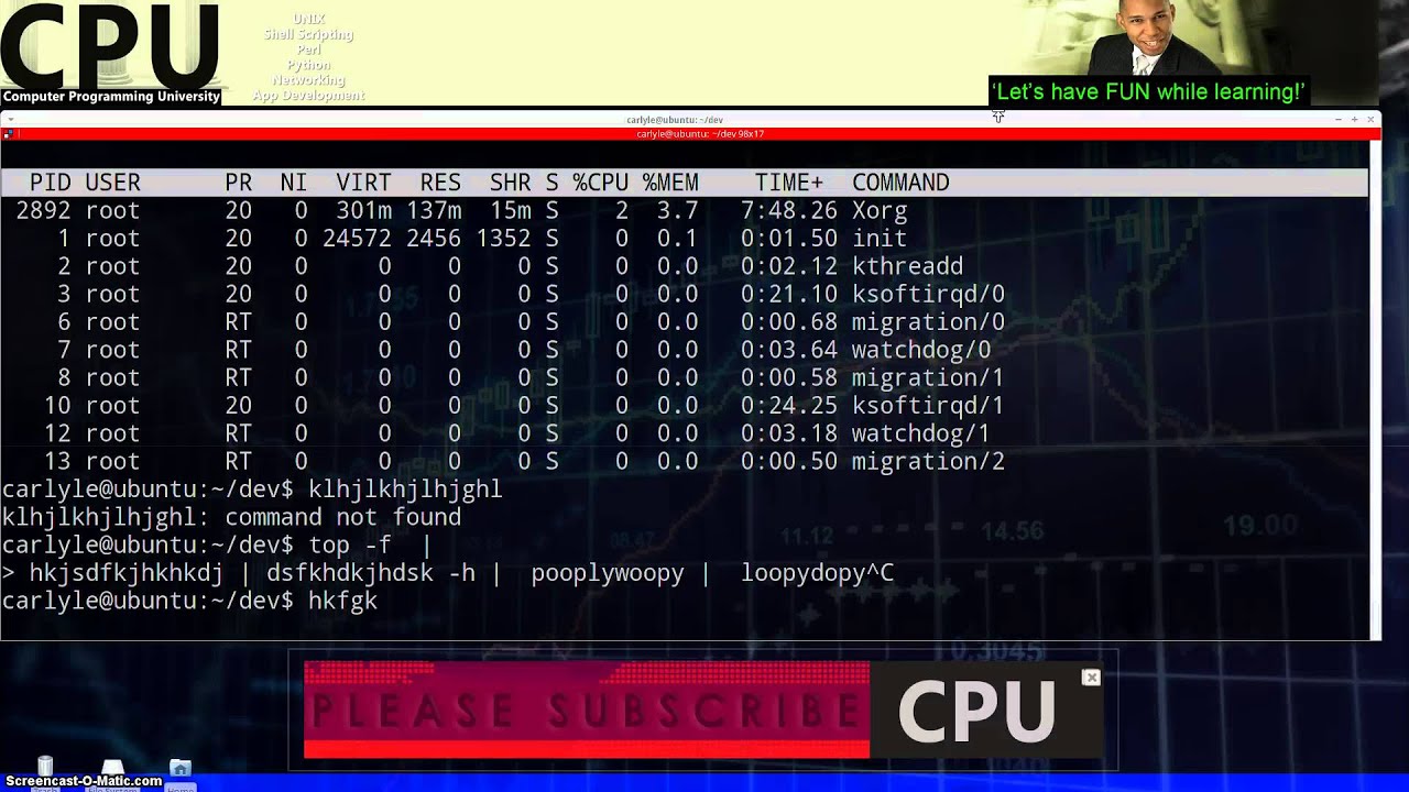 Unix Creating Your First Script Youtube