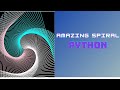 Turtle Python drawing | Turtle Python Graphics Create Amazing Spiral Using Python Turtle In PyCharm