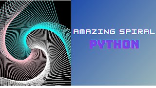 Turtle Python drawing | Turtle Python Graphics Create Amazing Spiral Using Python Turtle In PyCharm