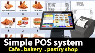 simple pos system for small business with Bill Printing in java | Touch screen POS