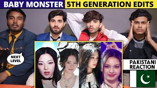 Baby Monster 5th Generation Edits - Pakistani Reaction - Shan Extra